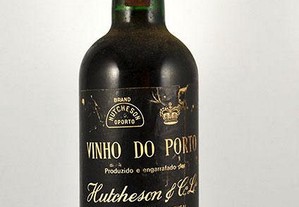 Garrafa antiga de Vinho do Porto Hutcheson