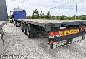 Semi reboque galera estrado chassis grosso
