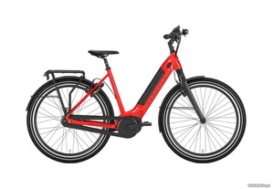 Bicicleta Híbrida Elétrica Gazelle Ultimate C8+ HMB 500wh Unissex 2023 - Vermelha