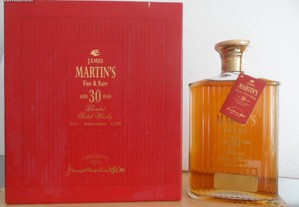 Whisky - James Martin's Blended Scotch Whisky de 30 anos da caixa vermelha