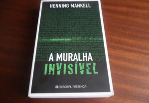 "A Muralha Invisível" de Henning Mankell - 1ª Edição de 2008