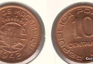 Moçambique - 10 Centavos 1942 - soberba