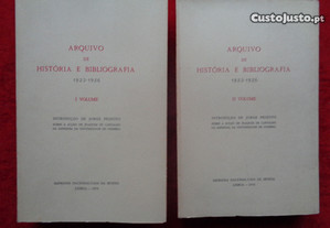 Arquivo de História e Bibliografia 1923-1926