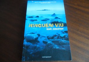  "Ninguém Viu" de Mari Jungstedt - 1ª Edição de 2010