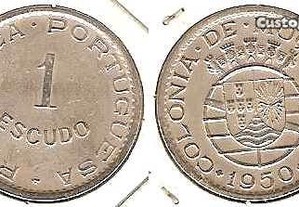 Moçambique - 1 Escudo 1950 - bela/soberba rara