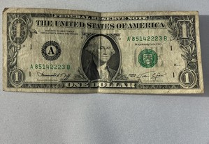 Nota de um Dólar série  A 1974
