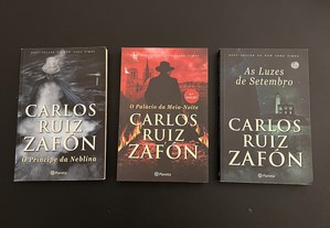 Carlos Ruiz Zafón - Trilogia da Neblina (3 volumes, completo)