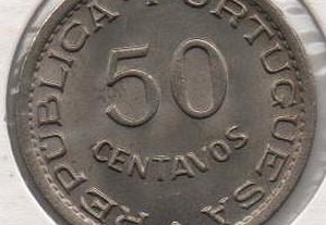 Moçambique - 50 Centavos 1950 - soberba