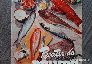 Antigo livro de cozinha - Receitas de peixes nº 1