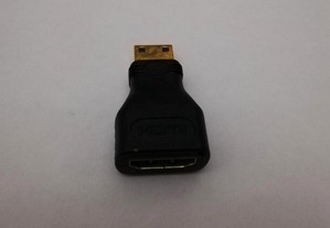 Adaptador Mini HDMI macho para HDMI fêmea NOVO