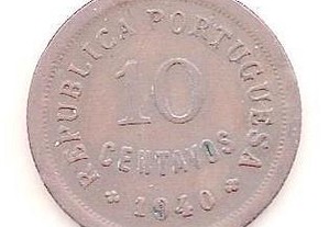 Moeda 10 Centavos 1940
