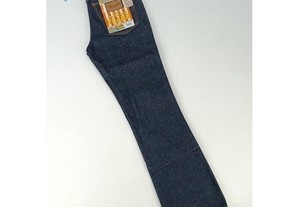 Calças Ganga/Jeans WRANGLER boca de sino Slim Fit Cut 1970's Vintage