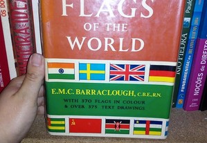 Flags of the World - Ilustrado Atlas das bandeiras do mundo de 1953 - Em inglês - Raro
