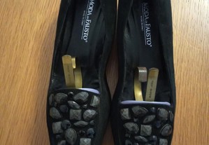 vintage sapatos para mulherees Moda di fausto Italy tam -41
