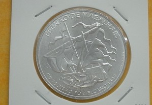 523 - Euro: 7,50 euro prata F.Magalhães-conclusão por Elcano, por 8,40