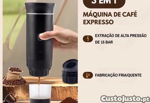 Maquina de Cafe Portatil 3 em 1 NOVA