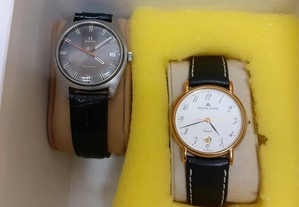 Relógios Omega e Maurice Lacroix
