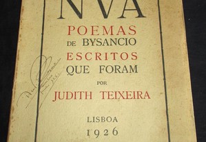 Livro Núa Judith Teixeira 1ª edição 1926