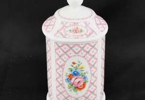 Caixa com tampa Porcelana Porart, decoração Cristina