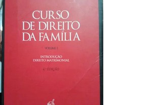 Curso de Direito da Famlia- Francisco Pereira Coelho e Guilherme de Oliveira, 4. ed., Volume I.