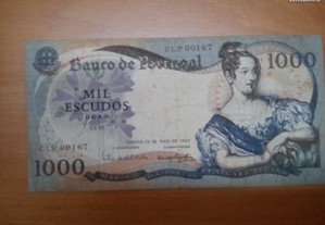 Nota 1.000$00 D.Maria II