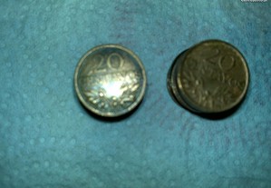 20 centavos (19 moedas de 20 centavos)