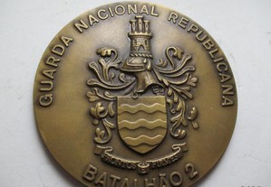 Medalha Guarda Nacional Republicana Batalhão 2 Of.Envio