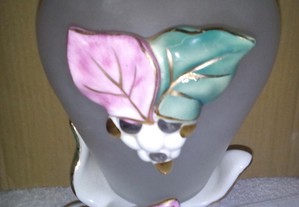 jarra flor de porcelana c/pote de vidro EDEN nova