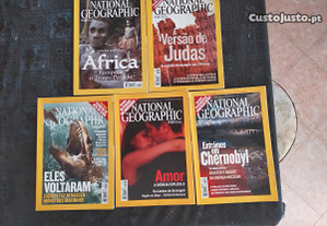 5 Revistas da National Geographic - edição portuguesa