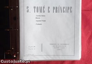 Album para selos S. Tomé e Principe 1938-1995
