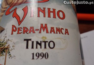 PERA MANCA vinho tinto 1990