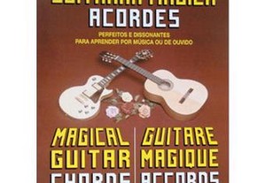 4 Livros - Guitarra Mágica 1 e 2, Acordes e Tocar