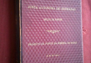 J.A.E.-Projecto da Ponte da Ribeira do Roxo-E.N.N.º 19-1930