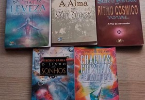 Lote de livros esotéricos
