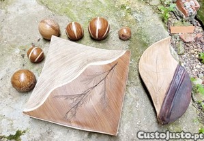 Conjunto peças de decoração-lote 114