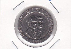 Moeda de 200 pesetas de 1991