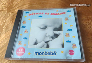 CD "Músicas de Embalar" Monbébé da Movieplay - CD 1 - Com 12 músicas