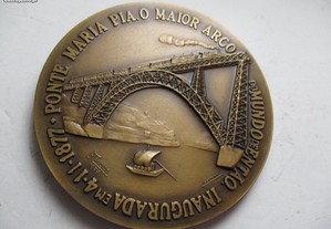 Medalha Ponte Maria Pia O Maior Arco do Mundo Of.Envio
