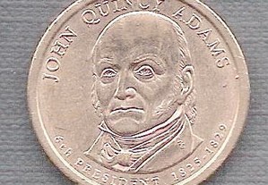Moeda USA - Dollar 6 Presidente John Quincy Adams