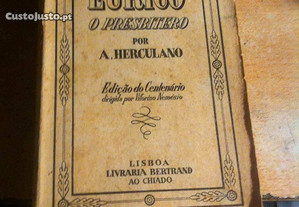 Eurico O Presbitero Edição do centenário de 1944