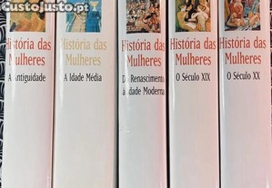 Coleção "História das MULHERES no Ocidente" 5 VOLUMES Completa"