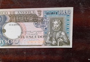 Notas 1000 escudos Angola