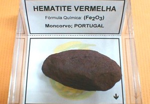 Hematite vermelha 3x8x8cm-cx