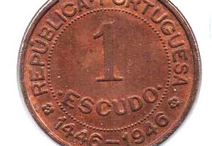 Guiné - 1 Escudo 1946 - bela/soberba