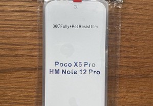 Capa de proteco completa 360 (capa frente e verso) Xiaomi Redmi Note 12 Pro / Xiaomi Poco X5 Pro