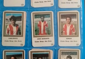 Calendários de jogadores de futebol da época 1985 /86 com edição da Cromogal     0,85 unidade