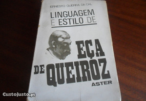 "Língua e Estilo de Eça de Queiroz" de Ernesto Guerra da Cal - 1ª Edição de 1953 (?)
