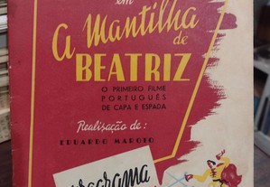 Programa do Primeiro Filme Português . António Vilar