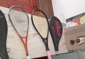 Conjunto de 2 Raquetes de Squash