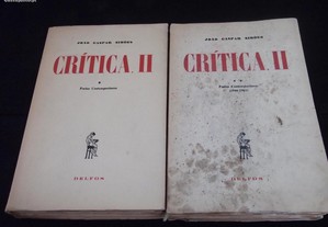 Livros Crítica II poetas contemporâneos 2 volumes